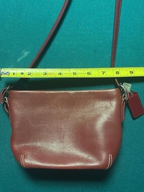 Reddish Coach Mini Bucket Bag